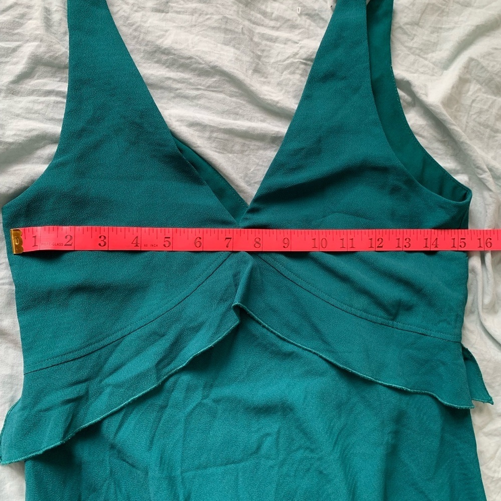 Teal Sleeveless Women's Tank Top - Picture 5 of 6